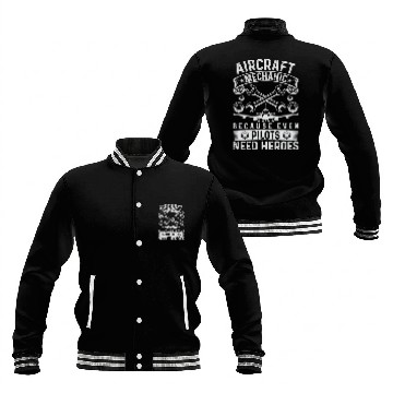 Discover Airplane Mechanic Funny Aviation Technician Baseball Jackets