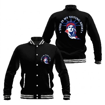 Discover This Is My Voting Baseball Jackets USA Election Your Vote