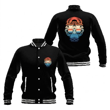 Discover Cheeky Chic: Monkey Face Apparel Baseball Jackets