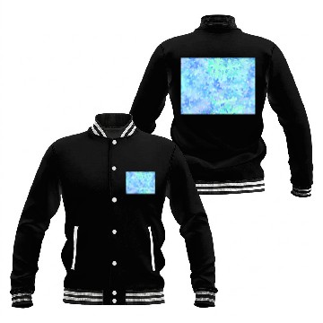 Discover Crystal Snowflake Pattern Baseball Jackets