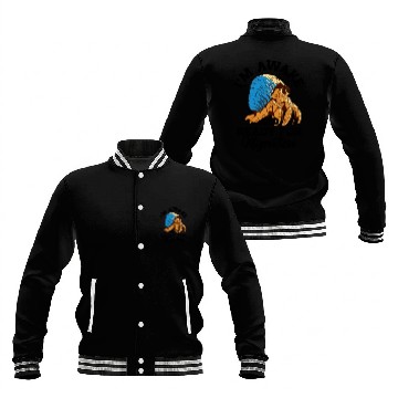 Discover Sea Creature Seafood Shells Hermit Crab Lover Baseball Jackets