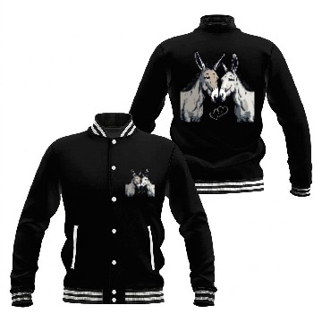 Discover Donkey Couple - You & I Baseball Jackets