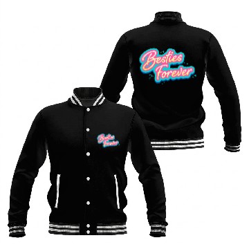 Discover Besties Forever Baseball Jackets