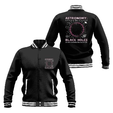 Discover Astronomy black hole Baseball Jackets
