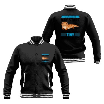 Discover Lizard Collector Reptile Lover Blue Tongue Skink Baseball Jackets