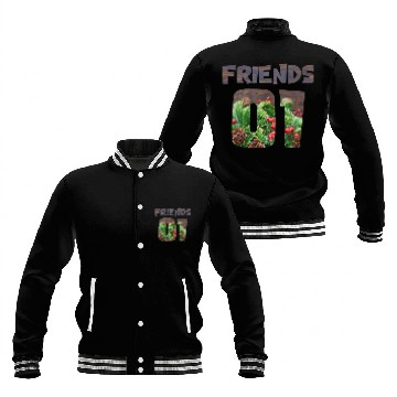 Discover best friends for 3 - FRIENDS Baseball Jackets