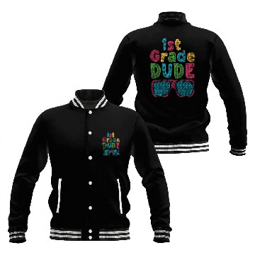 Discover Kindergarten Teacher Funny Student 1st Graduation Baseball Jackets