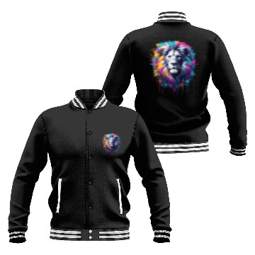 Discover Sovereign Spectrum The Lion s Majesty Baseball Jackets