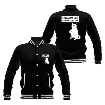 Discover Cute kawaii cat Baseball Jackets