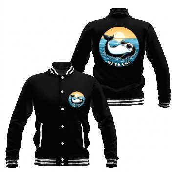 Discover Whale Weekend - Chilled Vibes Baseball Jackets