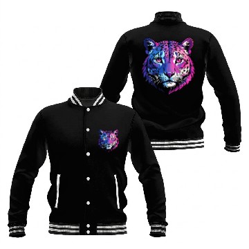 Discover Vibrant Pop Art Leopard Baseball Jackets