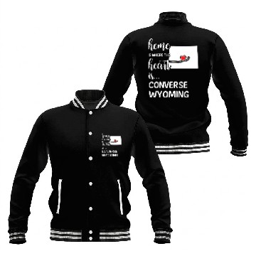 Discover Converse County Wyoming Is Where My Heart IsGift Baseball Jackets
