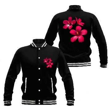 Discover Art-Shpalery Flower tapet 3D computer Baseball Jackets