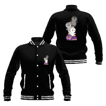 Discover Asexual Flag Pride Lgbtq Cute Penguin Bunch Baseball Jackets