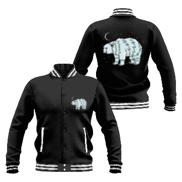 Discover Tribal Polar Bear Indigenous Gift Baseball Jackets