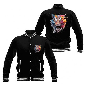 Discover Grafitti Tiger Baseball Jackets