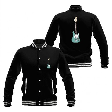 Discover Seafoam Green Bass Baseball Jackets