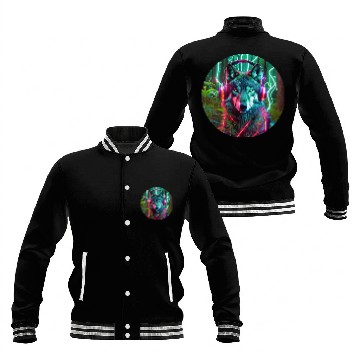 Discover Electric Wilderness Glow 1 Baseball Jackets