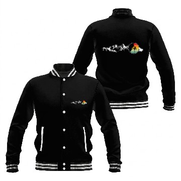 Discover Mountain Climbing Rock Climbing Mountaineering Baseball Jackets