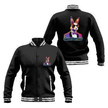 Discover Pop Art Playboy Rabbit Gentleman Cyberpunk Bunny Baseball Jackets