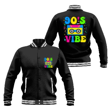 Discover 90s Vibe, 1990s Music 90s Costume Party Nineties Baseball Jackets