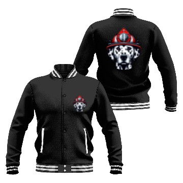 Discover Braveheart Dalmatian: Firefighter's Companion Baseball Jackets