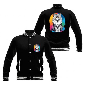 Discover Persian Cat Baseball Jackets