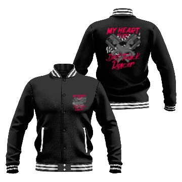 Discover Dirt Track Racing Race Sprint Car Girlfriend Girl Baseball Jackets
