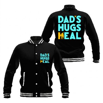 Discover Typography Baseball Jackets design Dad s Hugs Heal