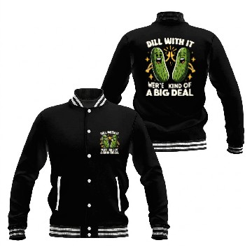 Discover Pickle Lover Funny Pickle Dill pickle Pickled Baseball Jackets