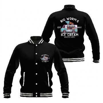 Discover Ice cream van Baseball Jackets