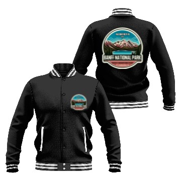 Discover Banff National Park, Alberta Canada grizzly bears Baseball Jackets