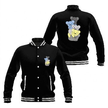 Discover Periboy Flag Pride Lgbtq Cute Mouse Stack Baseball Jackets