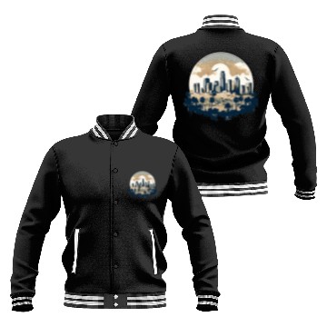 Discover Los Angeles - City of Angels Baseball Jackets