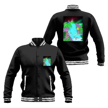 Discover Northern Lights Waterfall Serenity with Swimmers Baseball Jackets