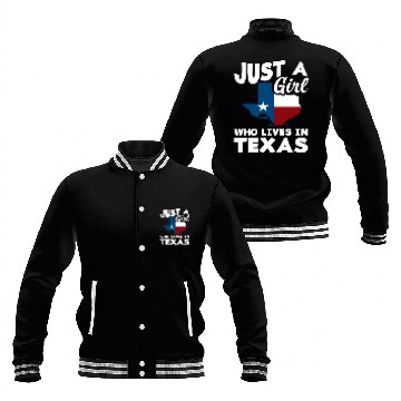 Discover Girl That Texas Loves Baseball Jackets