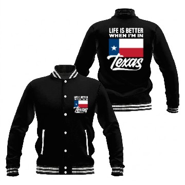 Discover Texas Life Baseball Jackets