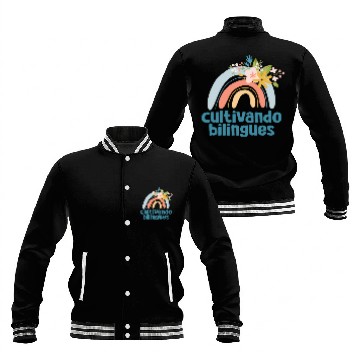 Discover Cultivando Bilingües Spanish Teacher Baseball Jackets