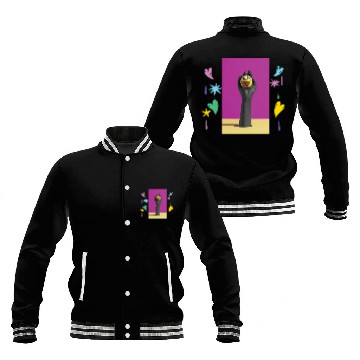 Discover Creative and Humorous Illustration Design Baseball Jackets