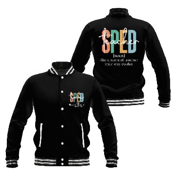 Discover Special Education Sped Teacher Definition Baseball Jackets