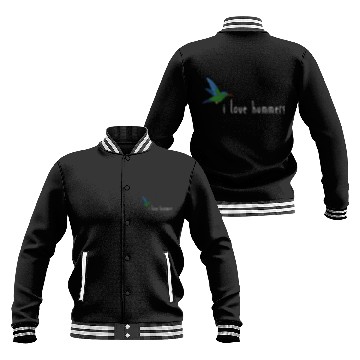 Discover I Love Hummers Awesome Hummingbird Lover Baseball Jackets