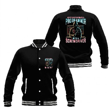 Discover Robotics Engineer Programmer With A Screwdrive Baseball Jackets