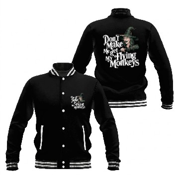 Discover Wicked Witch Flying Monkeys Baseball Jackets