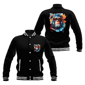 Discover Monkey Head In Cool Baseball Jackets