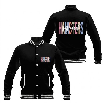 Discover Hamster Hammy Pet Lover Baseball Jackets