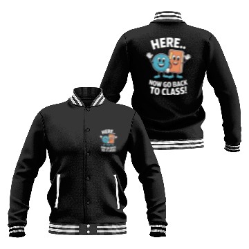 Discover Here Now Go Back To Class School Nurse Medical Baseball Jackets