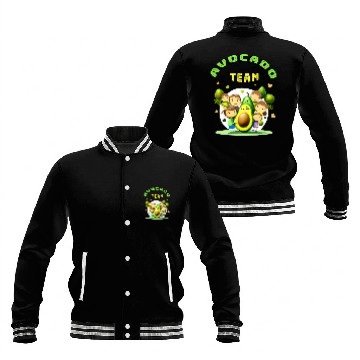 Discover Avocado team Baseball Jackets