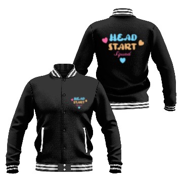 Discover Head Start Squad Homeschool Back to School Baseball Jackets