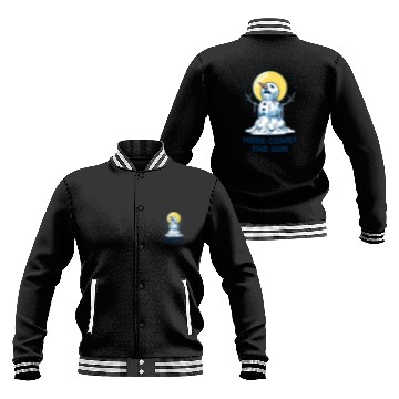Discover Here Comes The Sun Snowman Baseball Jackets