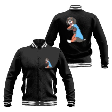 Discover Cute Bernese Dog I Love Mom For Dog Mom Baseball Jackets